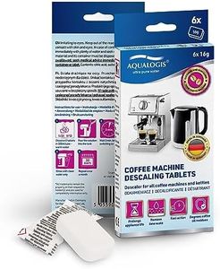 Decalcifier Descaler Tablets Compatible with Bosch Tassimo Senseo Nespresso Dolce Gusto Coffee Machines - 6 Tablets