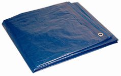 12' x 16' Dry Top Blue Full Size 7-mil Poly Tarp Item #12163