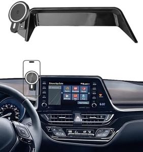 Car Phone Mount for Toyota C-HR CHR 2019 2020 2021 2022 Accessories 8-inch Screen 360° Rotation Smart Phone Cradles Magnetic 15W Fast Wireless Charger Cell Phone Holder Not Affect Air Vent