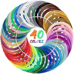 Kretrum 40 Colors PLA 3D Pen Filame