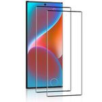 Screen Protector for Samsung Galaxy S23 Ultra, Tempered Glass 3D Curved Full Coverage, Anti-Scratch, Touch Sensitive, Easy installation, Bubble-Free, Ultra HD Saver Shield Film -2 Pack