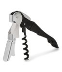 Dynore Stainless Steel Wine Cork Screw Sommelier Knife Style W/Bottle Opener, Black, Medium (DS_1229)