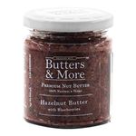 Butters & More Vegan Hazelnut Butter with Real Blueberries (200G) No Artificial Flavours Or Colour. Healthy Hazelnut Spread.