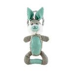 Outward Hound Scrunch Bunch Bunny Interactive Plush Squeaky Dog Tug Toy