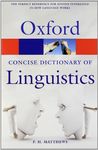 The Concise Oxford Dictionary of Linguistics (Oxford Quick Reference)