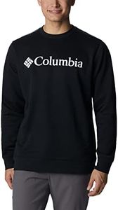 Columbia Men's Trek Crew, Black/CSC Branded Logo, X-Large