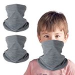 KGC 2 Pack Kids Neck Warmer Gaiter,Fleece Windproof Winter Face Mask Scarf Bandana Face Cover for Boys Girls Outdoor Sports…