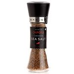 Sprig Chipotle Smoked Sea Salt, 200g, Pacific Sea Salt, Cold Smoked and Blended with Chipotle Chilli