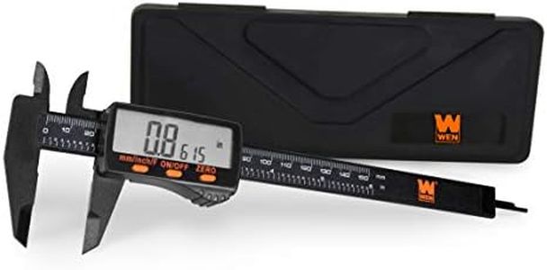 WEN 10761 Electronic 6.1-Inch Digital Caliper with LCD Readout and Storage Case