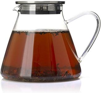 FORLIFE Fuji Glass Teapot with Filter Lid (32 Ounces)