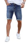 GINGTTO Shorts for Men Casual Skinny Slim Fit Jeans Shorts for Mens Denim Shorts 36