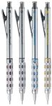 Pentel Assorted Size Pack Graphgear 1000 Automatic Proffesional Drafting Mechanical Pencil Rubber Grip Refillable Retractable (1 Of Each Size - 4 Pens - 0.3mm, 0.5, 0.7 & 0.9mm)