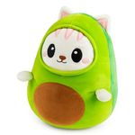 JOYIN Avocado Animal Plush Pillow Toy 8" Avocado Plushies Pillow Soft Fruit Stuffed Cushion for Kids Christmas Birthday Valentine's Gift