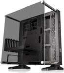 Thermaltake Core P3 ATX Tempered Glass Gaming Computer Case Chassis, Open Frame Panoramic Viewing, Glass Wall-Mount, Black Edition, CA-1G4-00M1WN-03
