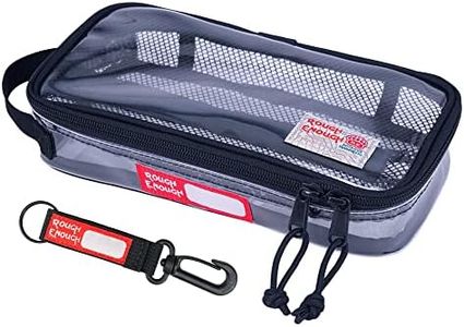 Rough Enough TSA Approved Toiletry Bag Clear Travel Toothbrush Case Shaving Kit Bag Organizer Pouch for Men Women