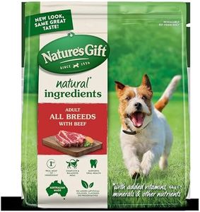 Nature's Gift Adult Dry Dog Food, Beef 6kg - 100% Complete & Balanced Nutrition, Supports Digestion, Immunity & Skin Health