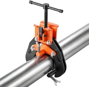 VEVOR 1"-3" Pipe Alignment Clamp Tool, Precision 3-Point Alignment Tool | with Labor Saving T-Handle & Quick Release Button, High-Strength Steel Fit-Up Clamp for Piping Welding & Fabrication