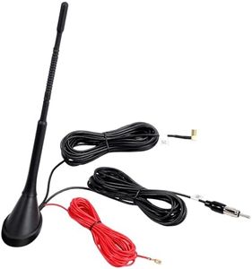 CAMWAY Antenna Audio Universale DAB/AM/FM per Auto, Antenna per Audio Radio per Migliorare il Segnale Amplificatore Segnale da Tetto