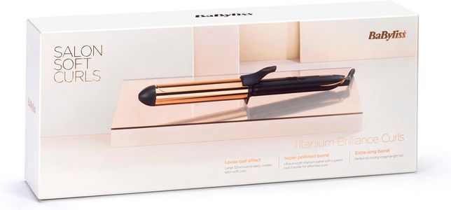 BaByliss Titanium Hair Curler 32mm – Professional Curling Wand