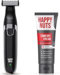 HAPPY NUTS The Ballber Groomer & Aluminum-Free Comfort Cream (OG) Bundle - Complete Ball Grooming & All-Day Odor Protection for Men