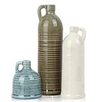 CUCUMI Ceramic Vase Set, 3pcs Shelf