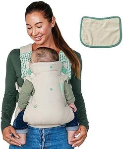 Infantino Flip Advanced 4-in-1 Carrier with Bib - Ergonomic, Convertible, face-in and face-Out Front and Back Carry for Newborns and Older Babies 8-32 lbs