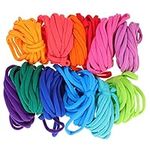 WHAMVOX Weaving Loom Refill 192pcs Colorful Child Kid Supply Crafts Ropes and Metal Craft Kit Webbing Multicolored Adults