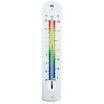 Large Outdoor Thermometer - 380 mm Garden Thermometer Outdoor For Use In Garden Greenhouse Patio Sun Terrace Shed Allotment Wall Classic Thermometer Indoor Outside Temperature Gauge (Multi)