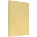 JAM PAPER Parchment 24lb Paper - 215.9 x 355.6 mm (8 1/2" x 14") Legal - Antique Gold Recycled - 100 Sheets/Pack