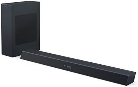 Philips Soundbar 2.1 with Wireless subwoofer 240 W Dolby Atmos, DTS Play-Fi Compatible, Connects with Voice Assistants, Black