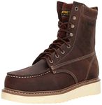 WOLVERINE Men's Loader 8" Steel-Toe Wedge Boot, Brown, 11 X-Wide