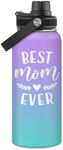 SANDJEST Best Mom Ever Water Bottle