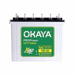 OKAYA PRO Power OPTT19054 160Ah Inverter Battery with All New XBD Technology and CBH Declaration for Home, Office & Shops | Longer Life & Extra Backup | Tall Tubular | 54 Months Total Warranty