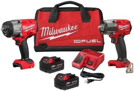 Milwaukee Tool 3010-22 M18 FUEL 1/2" HTIW & 3/8" MTIW Automotive Combo Kit