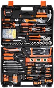 GarveeTech 236 Piece Tool Set, Socket Wrench General Home/Auto Repair Tool Kit, Combination Package Mixed Tool Set Hand Tool Kit with Plastic Toolbox Storage Case