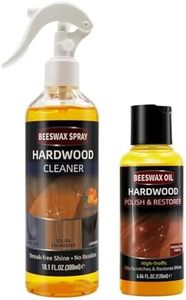 YYSTEBS Furniture Polish Kit: Wood Cleaner Spray & Nourishing Care Oil – For Floors, Kitchen Tables, Desks & All Home Wood Furniture (300ml+120g)