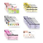 Nurse Nation 30 Horizontal Nursing Badge Reference Cards - Lab Values, EKG, Vitals, and More! (Bonus Cheat Sheets) Great Nurse Gifts - Nursing Student Accessories and Supplies!