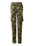 Mesinsefra Womens Utility Cargo Pants,Outdoor Casual Camoflage Camo Military Combat Work Hiking Pants with Pockets Camo 169-US 14