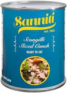 Sanniti Scungilli | Sliced Conch | Ready to Eat | Canned Seafood | 29 oz