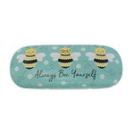 Sass & Belle Bee Happy Glasses Case, 16.5 x 6.5 x 3 cm, Blue/Yellow/Black