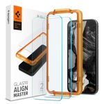 Spigen Glas.tR Slim Alignmaster Tempered Glass Screen Protector for Google Pixel 8a (2 Pack)