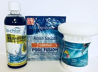 LO CHLOR & BLUE HORIZONS ABOVE GROUND POOL & SMALL POOL LONG LIFE ALGAECIDE WINTERISING KIT