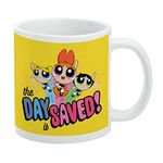 Powerpuff Girls Day Is Saved Ceramic Coffee Mug, Novelty Gift Mugs for Coffee, Tea and Hot Drinks, 11oz, White