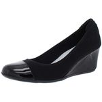 Anne Klein Women's Taite Wedge Pump, Black, 6.5 UK