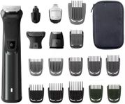 Philips Norelco Multigroom Series 9000-21 Piece Men's Grooming Kit for Beard, Body, face, Nose, Ear Hair Trimmer