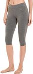 Danskin Women's Capri Legging,Heather Grey,Medium