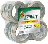 Duck EZ Start Packing Tape, 1.88 Inches x 54.6 Yards, Clear, 8 Pack (282404)