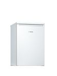 Bosch KTR15NWECG Under Counter Fridge with Safety Glass Shelves and LED Lighting, Freestanding