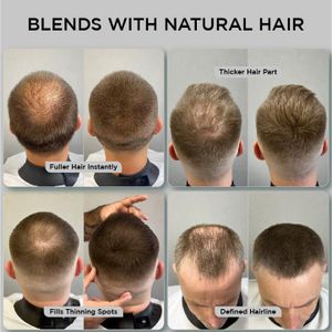 THICK FIBER Hair Fibres, Medium Brown – Instant Hair Thickening