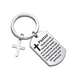 FEELMEM Pastor Gift Religious Jewelry Pastor Thank You Keychain Thank You for Having The Heart of A Servant Leader Christian Preacher Gift Church Gift Pastor Appreciation Gift (silver)